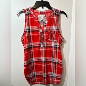 Women’s size L. Red White and Blue sleeveless top.